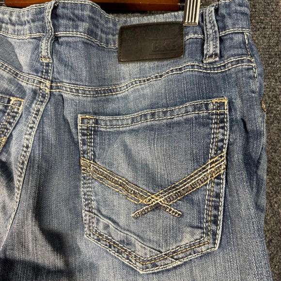 BKE Jake Mens Straight Leg Jeans Blue Wash Size 34Lx30 - Picture 5 of 5